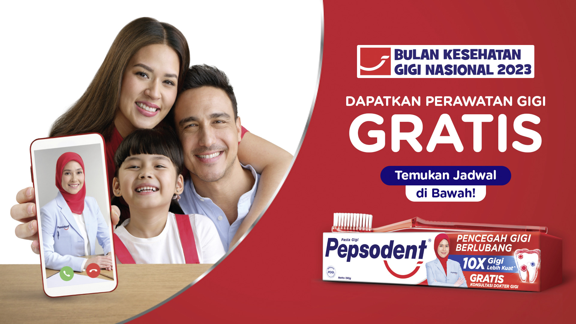 Bulan Kesehatan Gigi Nasional 2023 | Pepsodent