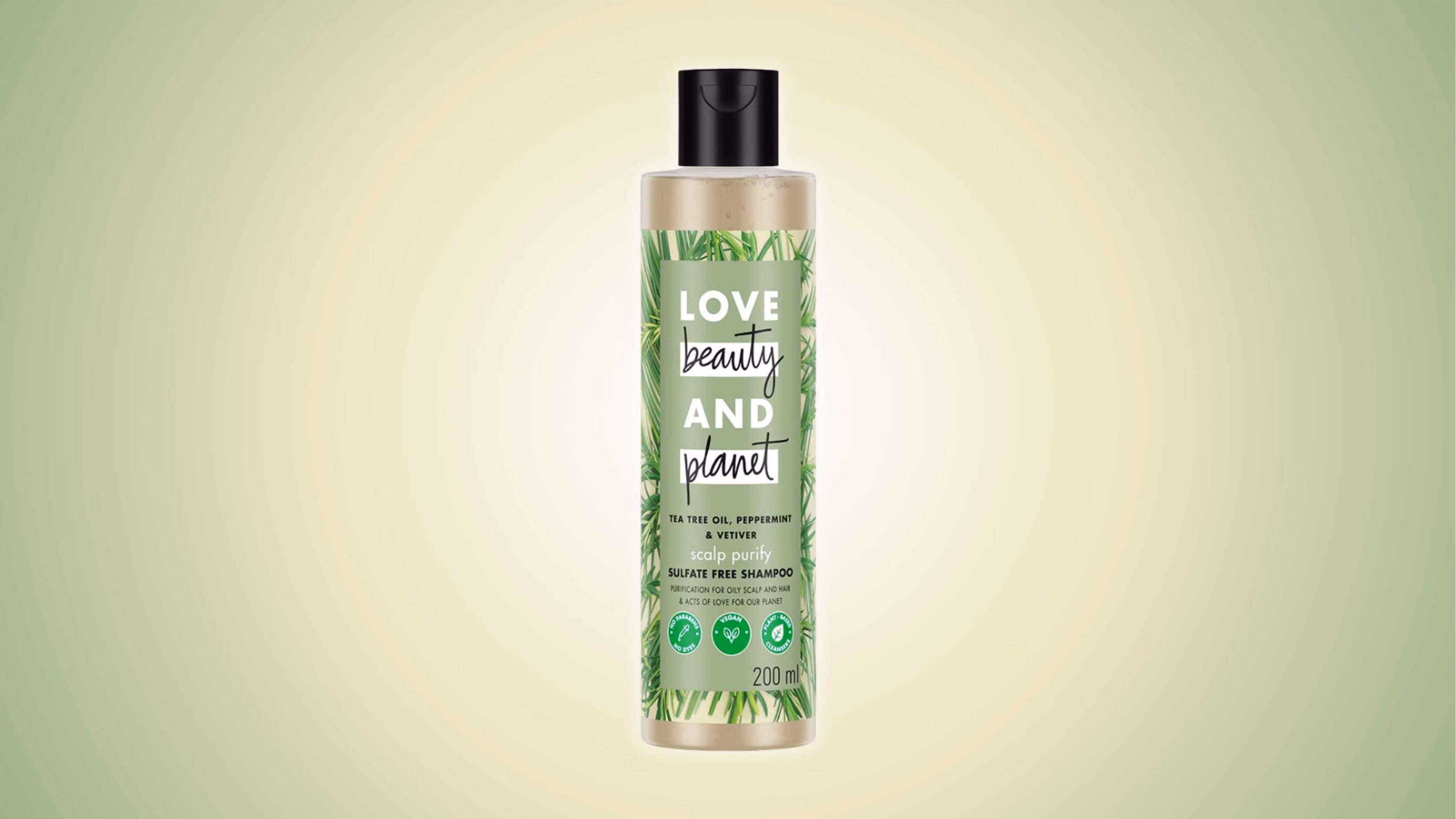 Love Beauty and Planet Tea Tree, Peppermint &amp; Vetiver Sulfate Free Purifying Shampoo 