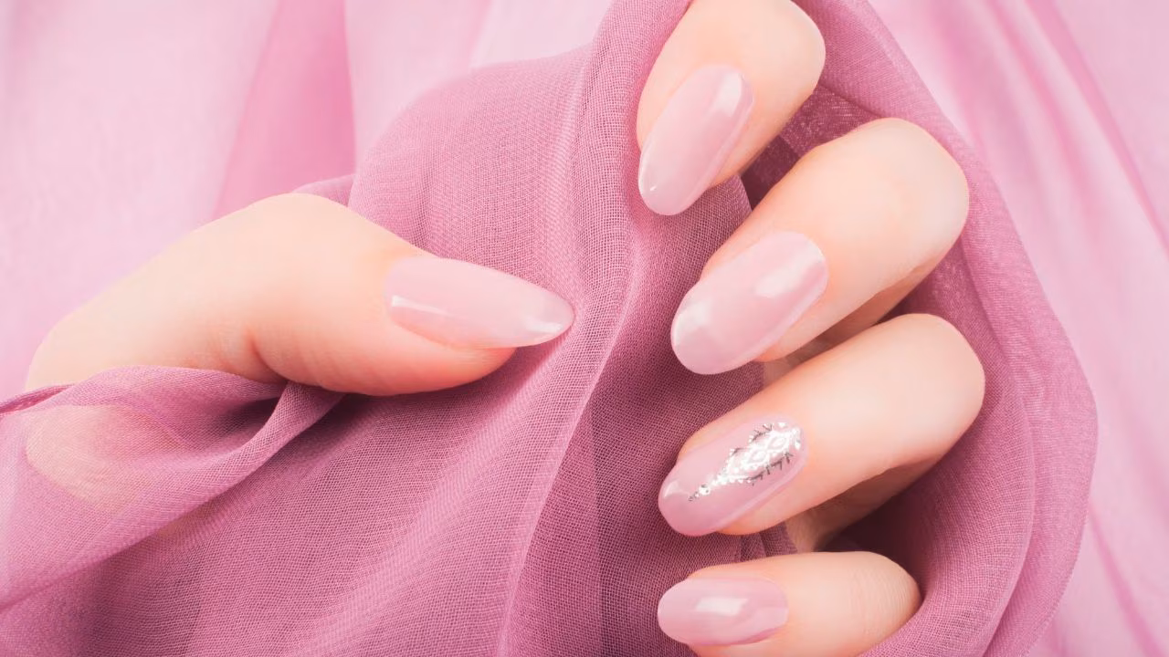 Metallic rose gold