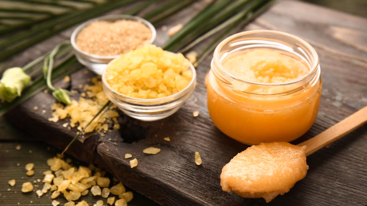 Orange Peel &amp; Sugar Scrub (For Acne &amp; Oil Control)