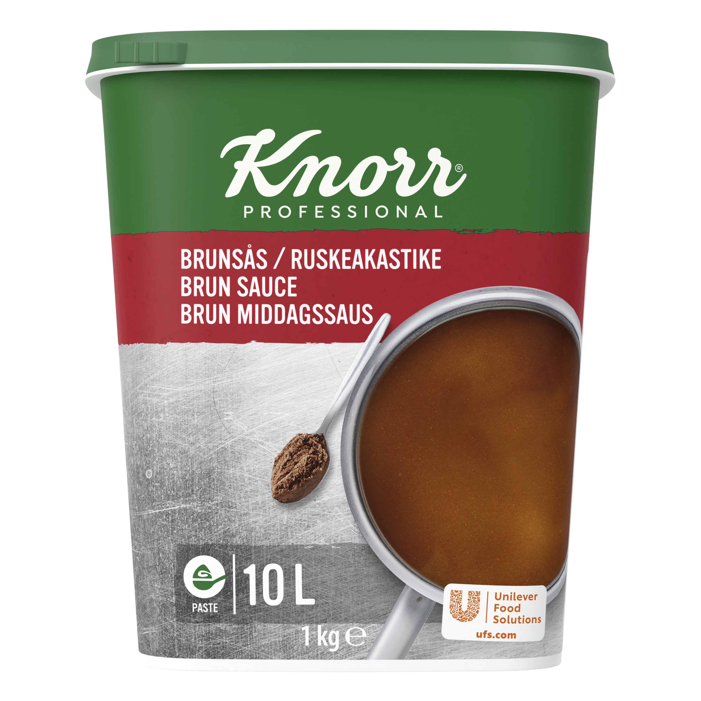 Knorr Brun sauce, pasta 1 kg / 10 l - En brun sauce med god, kraftig smag.