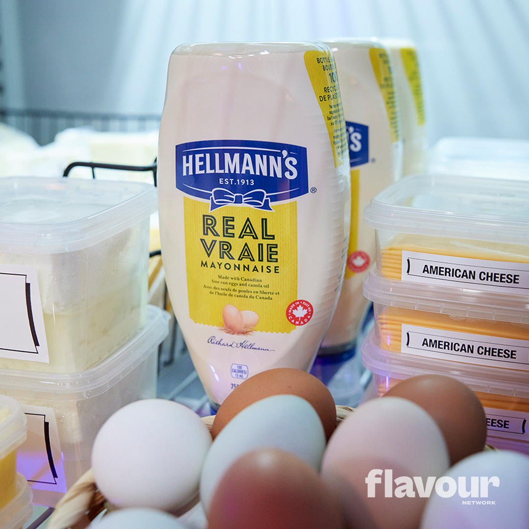Hellmann's bottle in refirgerator