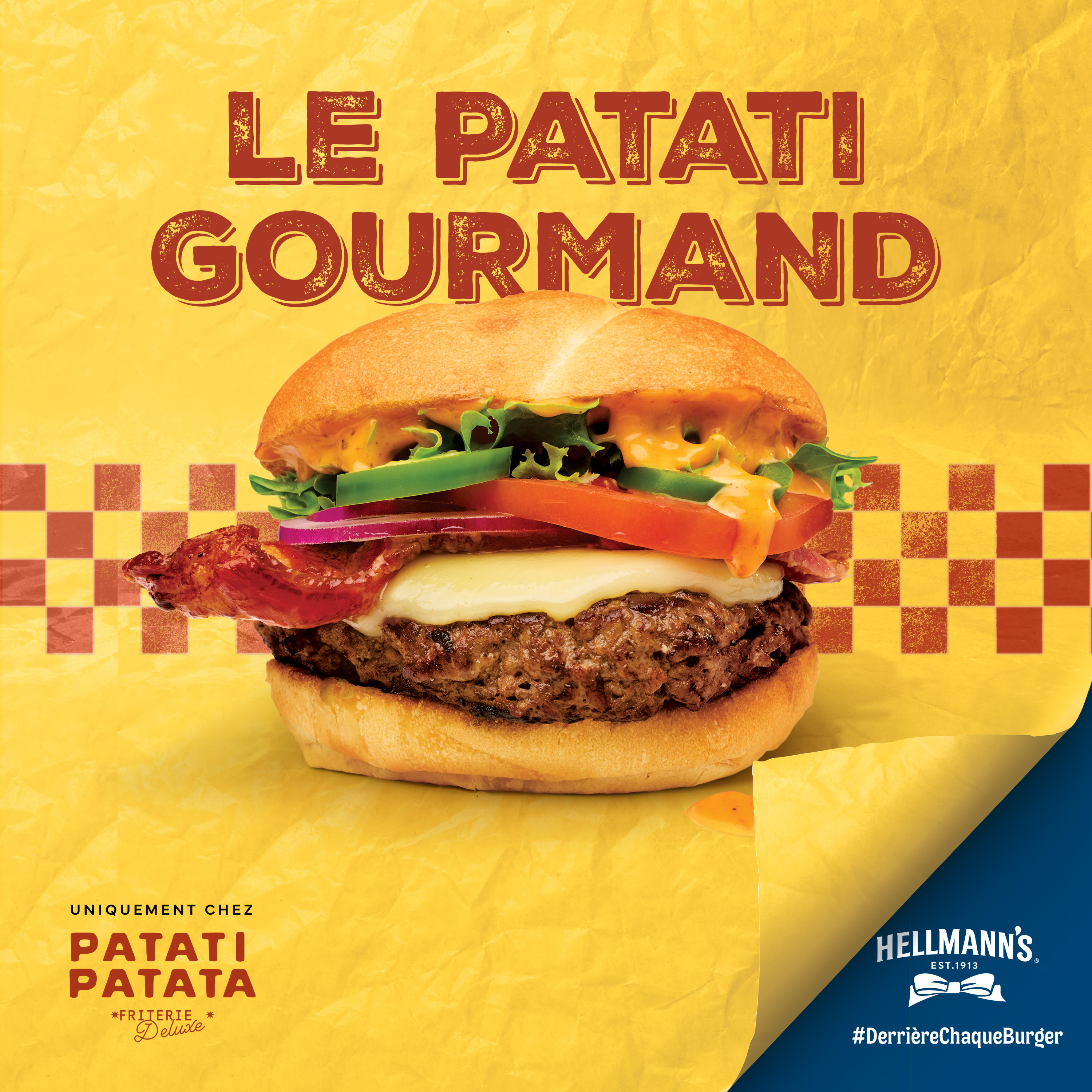 Le Patati Gourmand Burger at Patati Patata